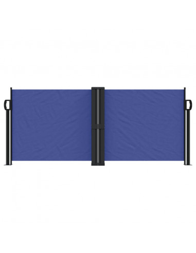 Tenda da Sole Laterale Retrattile Blu 100x600 cm