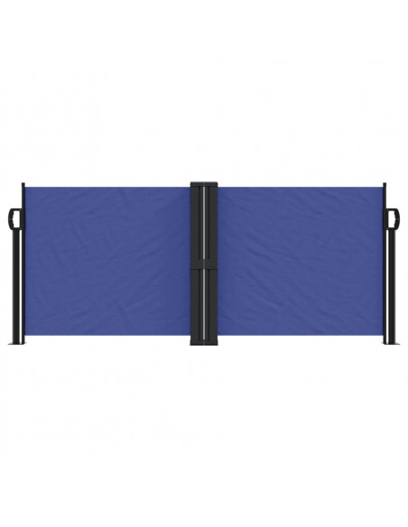 Tenda da Sole Laterale Retrattile Blu 100x600 cm