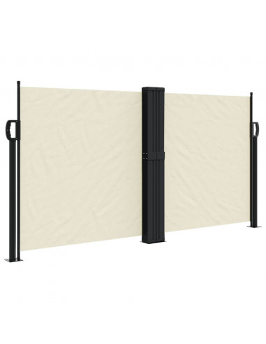 Tenda da Sole Laterale Retrattile Crema 120x1000 cm