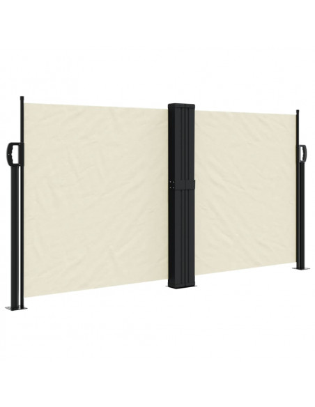 Tenda da Sole Laterale Retrattile Crema 120x1000 cm