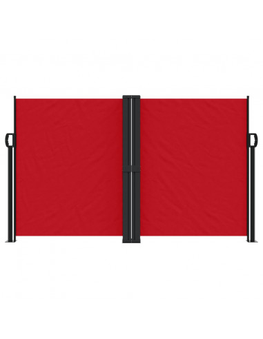 Tenda da Sole Laterale Retrattile Rossa 140x1000 cm