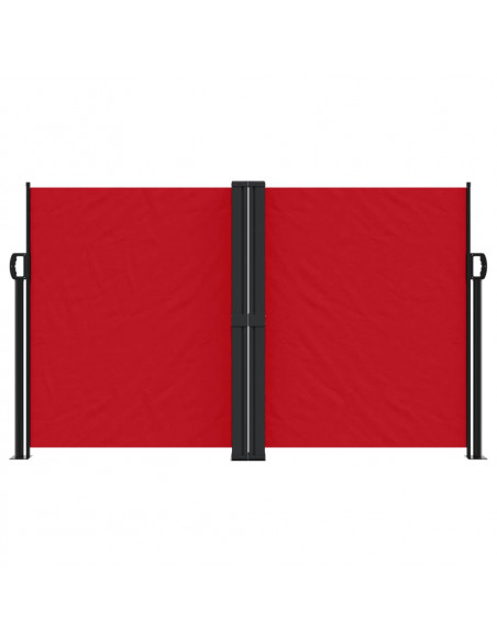 Tenda da Sole Laterale Retrattile Rossa 140x1000 cm