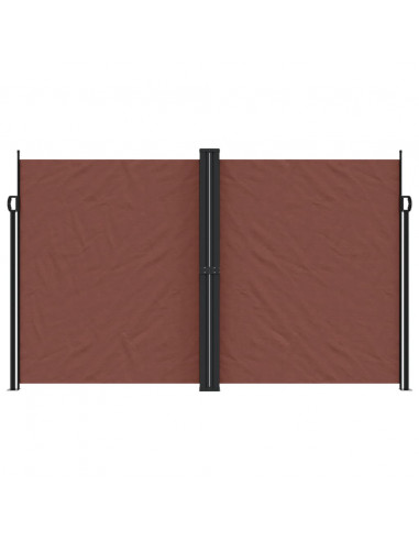 Tenda da Sole Laterale Retrattile Marrone 200x600 cm
