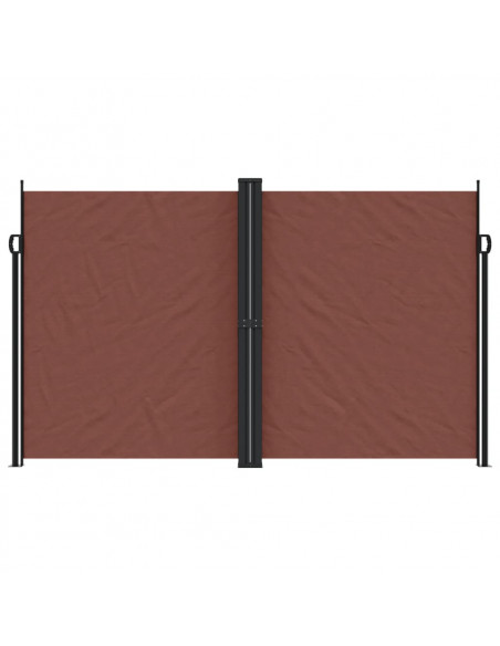 Tenda da Sole Laterale Retrattile Marrone 200x600 cm