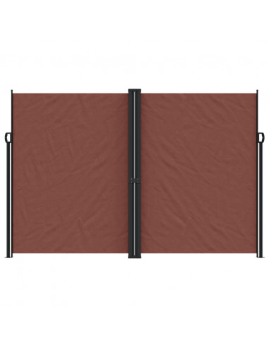 Tenda da Sole Laterale Retrattile Marrone 220x600 cm