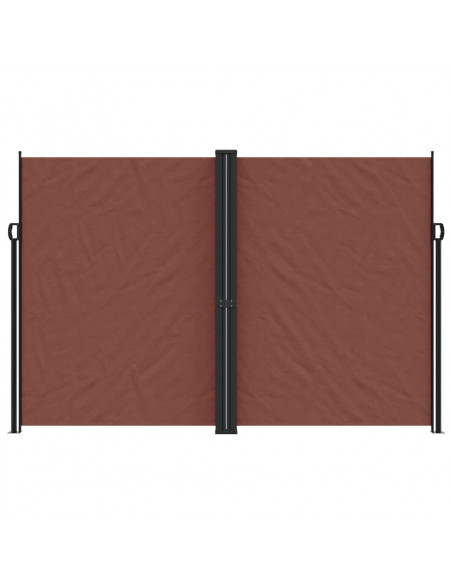 Tenda da Sole Laterale Retrattile Marrone 220x600 cm