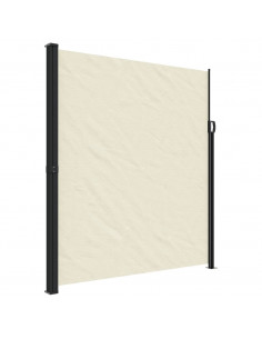 Tenda da Sole Laterale Retrattile Crema 220x500 cm 2