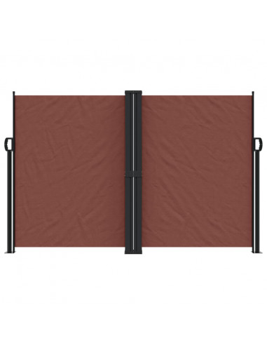 Tenda da Sole Laterale Retrattile Marrone 160x1200 cm