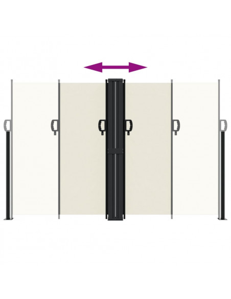 Tenda da Sole Laterale Retrattile Crema 160x1200 cm