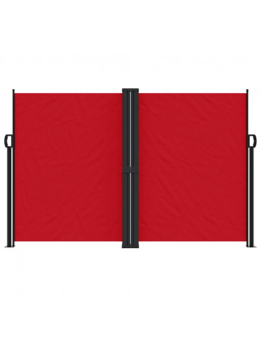 Tenda da Sole Laterale Retrattile Rossa 160x1200 cm