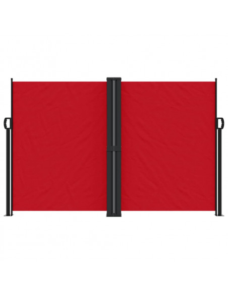 Tenda da Sole Laterale Retrattile Rossa 160x1200 cm