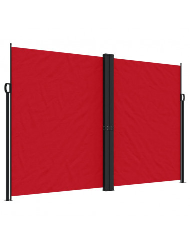 Tenda da Sole Laterale Retrattile Rossa 220x1000 cm
