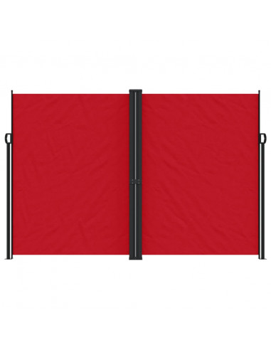 Tenda da Sole Laterale Retrattile Rossa 220x1000 cm