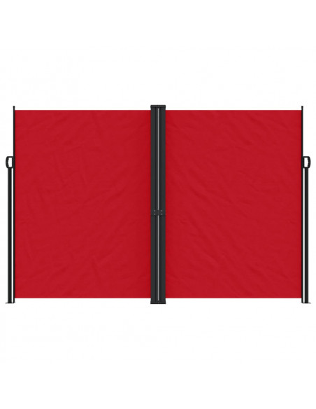 Tenda da Sole Laterale Retrattile Rossa 220x1000 cm