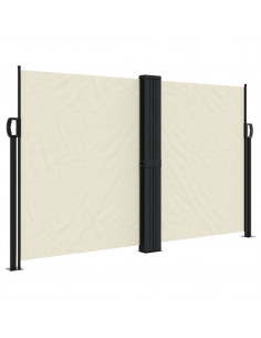 Tenda da Sole Laterale Retrattile Crema 140x1200 cm 2