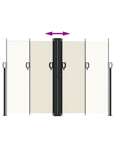 Tenda da Sole Laterale Retrattile Crema 180x1200 cm