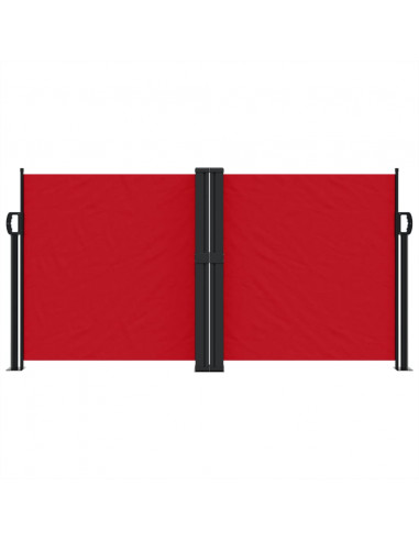 Tenda da Sole Laterale Retrattile Rossa 120x1200 cm