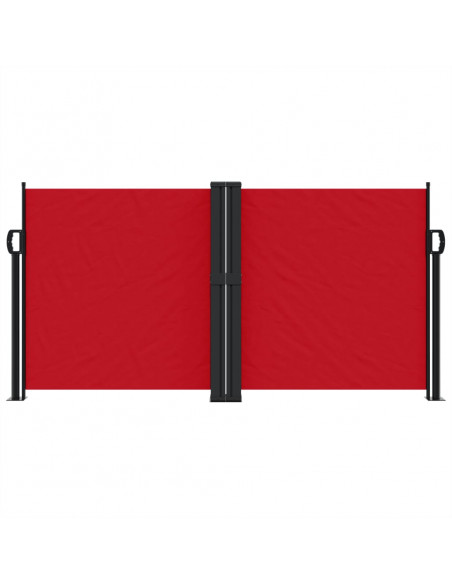 Tenda da Sole Laterale Retrattile Rossa 120x1200 cm