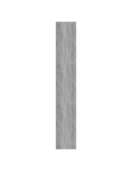 Libreria 5 Ripiani Grigio Sonoma 80x30x189 cm Legno Multistrato