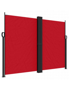 Tenda da Sole Laterale Retrattile Rossa 180x1200 cm 2