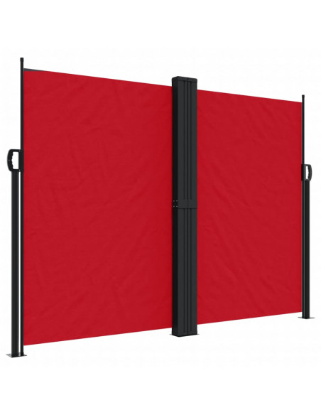 Tenda da Sole Laterale Retrattile Rossa 180x1200 cm
