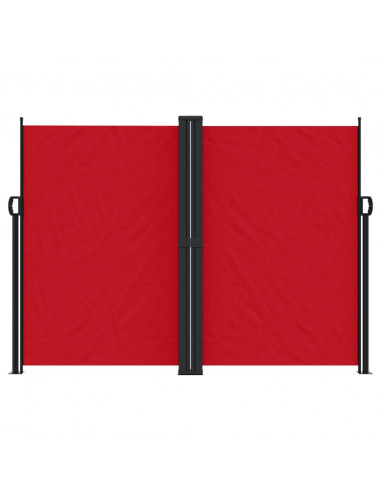 Tenda da Sole Laterale Retrattile Rossa 180x1200 cm