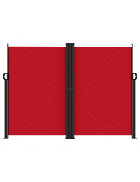 Tenda da Sole Laterale Retrattile Rossa 180x1200 cm