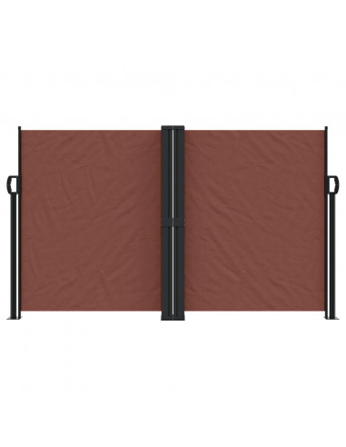 Tenda Laterale Retrattile Marrone 140x1200 cm