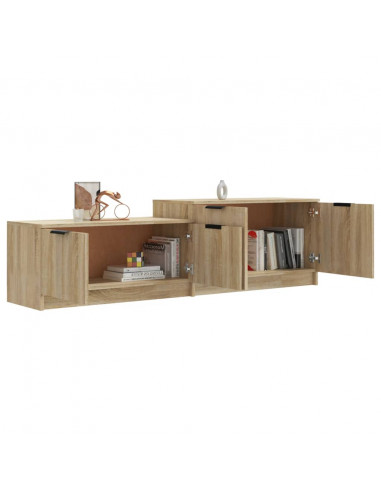 Mobile Porta TV Rovere Sonoma 158,5x36x45 cm Legno Multistrato