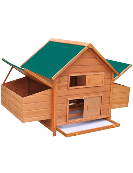 Pollaio in Legno 157x97x110 cm