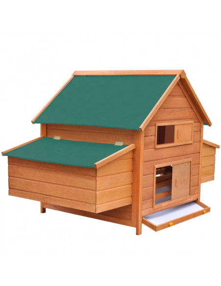 Pollaio in Legno 157x97x110 cm