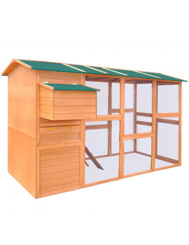 Pollaio in Legno 295x163x170 cm