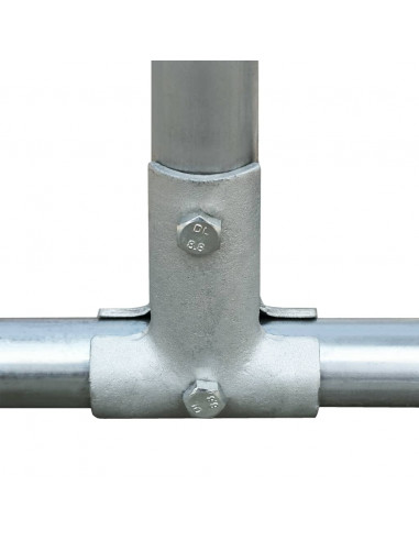 Gabbia per Polli da Esterno in Acciaio Zincato 2x2x1,92 m