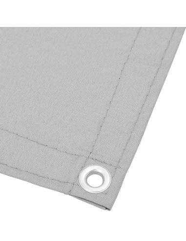 Paravento Balcone Grigio chiaro 75x400cm 100% Poliestere Oxford