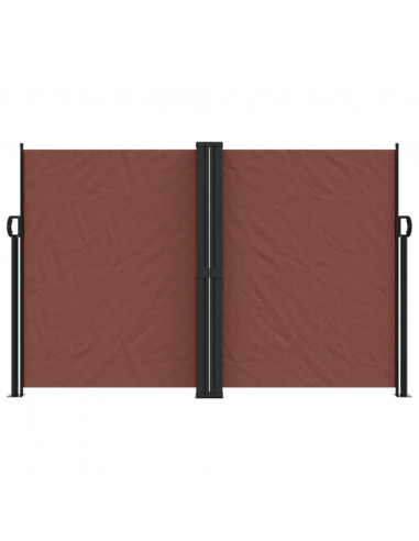 Tenda da Sole Laterale Retrattile Marrone 160x1000 cm