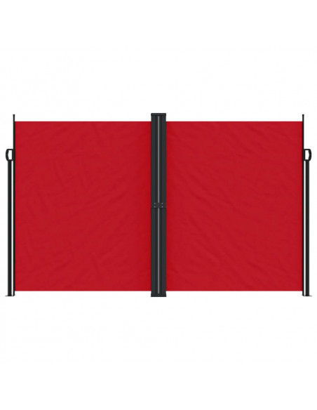 Tenda da Sole Laterale Retrattile Rossa 200x1000 cm