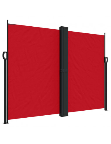 Tenda da Sole Laterale Retrattile Rossa 180x1000 cm