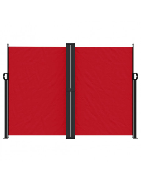 Tenda da Sole Laterale Retrattile Rossa 180x1000 cm