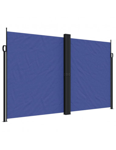 Tenda da Sole Laterale Retrattile Blu 200x1000 cm
