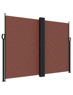 Tenda da Sole Laterale Retrattile Marrone 180x1000 cm 2