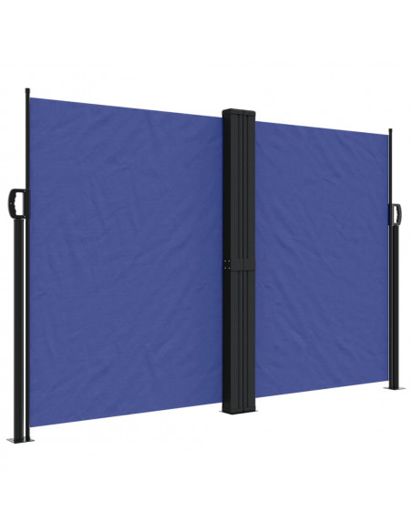 Tenda da Sole Laterale Retrattile Blu 160x1000 cm