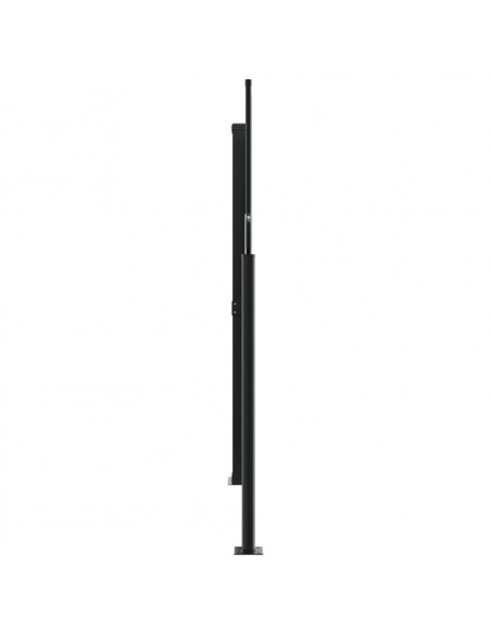 Tenda da Sole Laterale Retrattile Nera 180x1000 cm
