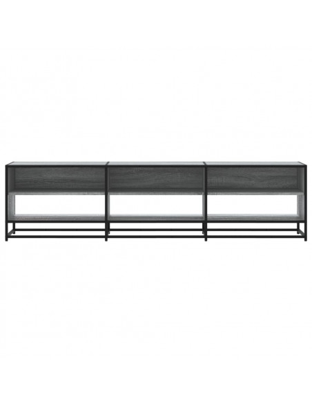 Mobile Porta TV Grigio Sonoma 180x40x46 cm in Truciolato