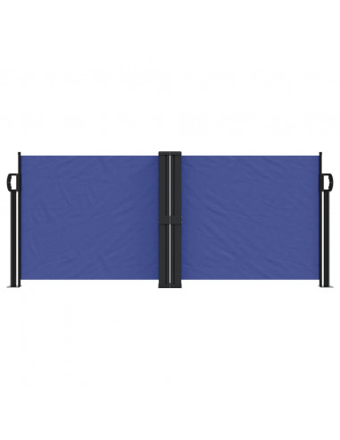 Tenda da Sole Laterale Retrattile Blu 100x1000 cm