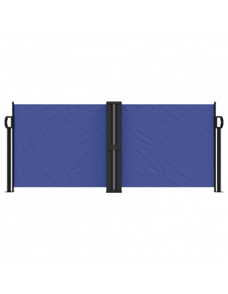 Tenda da Sole Laterale Retrattile Blu 100x1000 cm