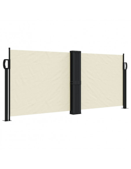 Tenda da Sole Laterale Retrattile Crema 100x1000 cm