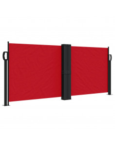 Tenda da Sole Laterale Retrattile Rossa 100x1000 cm 2