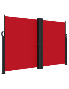 Tenda da Sole Laterale Retrattile Rossa 160x1000 cm 2
