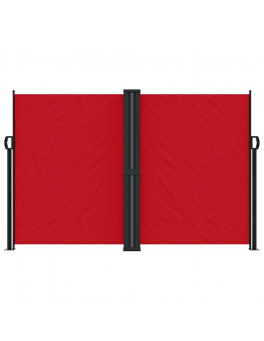 Tenda da Sole Laterale Retrattile Rossa 160x1000 cm