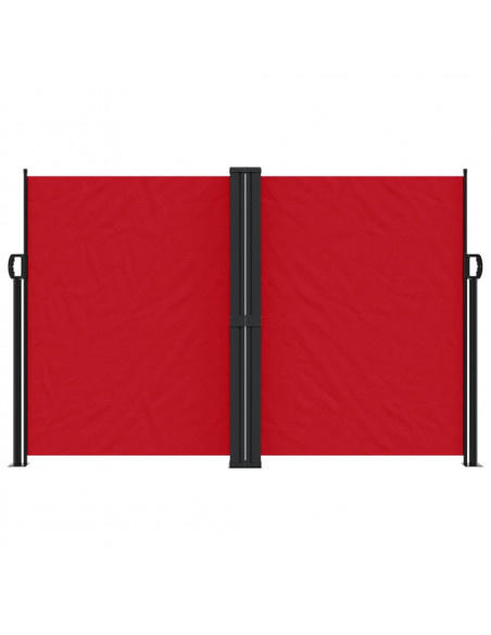 Tenda da Sole Laterale Retrattile Rossa 160x1000 cm